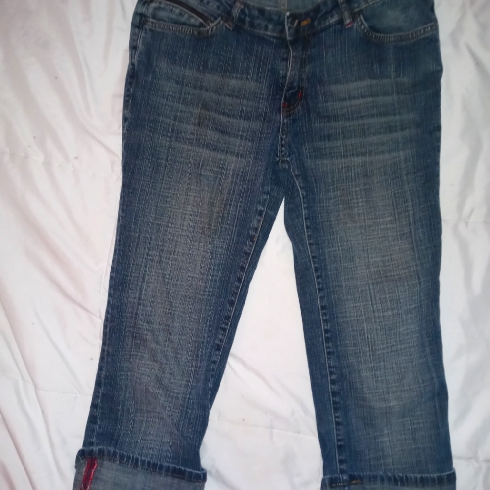 Blue jeans 7/8 length